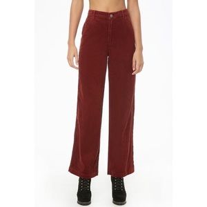 forever 21 wide leg corduroy pants